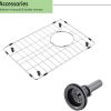 Wesliv Black Bar Sink Undermount Stainless Steel Kitchen-6