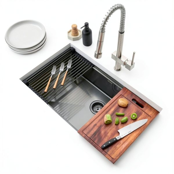 Ruvati Workstation Sink Stainless Steel Undermount Kitchen-1