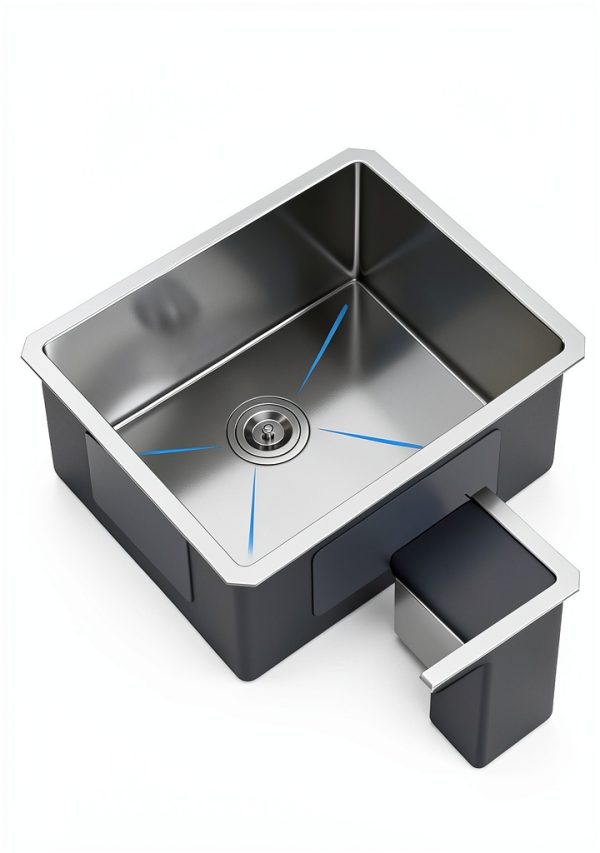 Zeayoun Undermount Kitchen Sink Stainless Steel 23 Inch-4