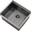 VASOYO Stainless Undermount Bar Sink Black 19x18x10-8