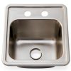 Miligore Bar Sink Stainless Steel Drop In Modern Design-0