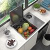 SDGRP Black Concealed Sink Stainless Steel Kitchen-1