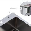 VALISY Stainless Steel Bar Sink Brushed Nickel Topmount-4