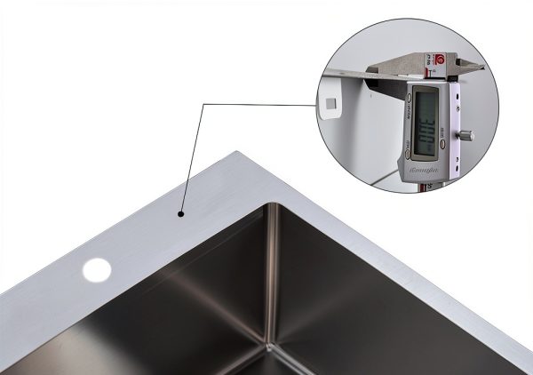 VALISY Stainless Steel Bar Sink Brushed Nickel Topmount-4