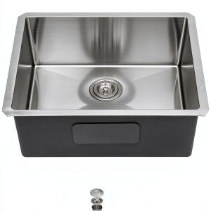 Zeayoun Undermount Kitchen Sink Stainless Steel 23 Inch-0