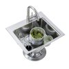 Talllor Outdoor Kitchen Sink Stainless Steel Drop In BBQ-6