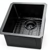 Ruvati Bar Sink Black Stainless Steel Undermount-3
