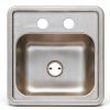 Miligore Bar Sink Stainless Steel Drop In Modern Design-3