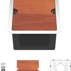 Dcolora Bar Sink Undermount Stainless Steel Compact Kitchen-0