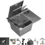 SDGRP Black Concealed Sink Stainless Steel Kitchen-0