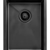Ruvati Bar Sink Black Stainless Steel Undermount-0