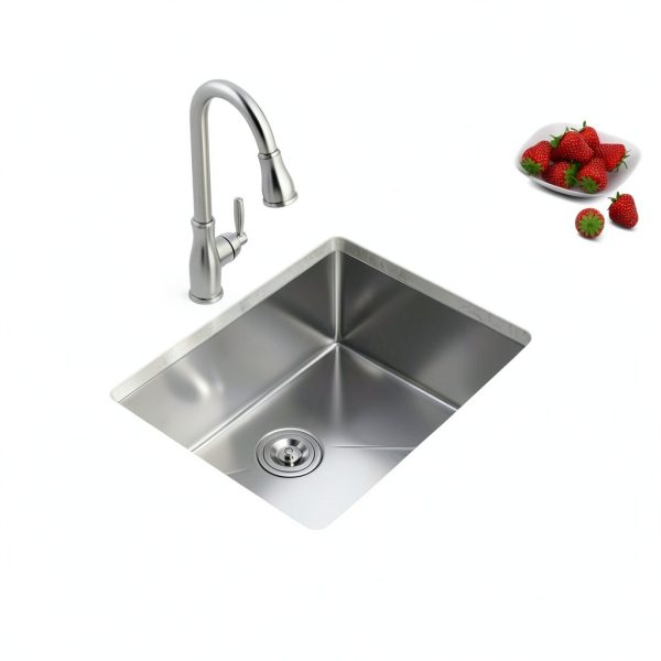 Zeayoun Undermount Kitchen Sink Stainless Steel 23 Inch-1