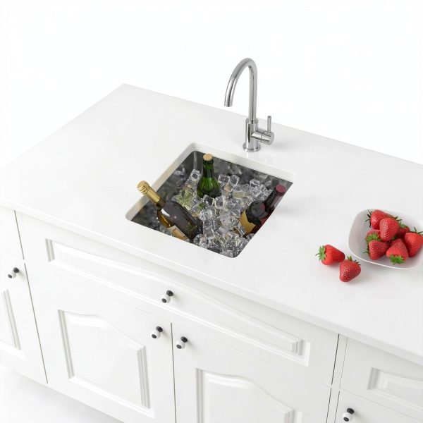 Zeayoun Undermount Kitchen Sink Stainless Steel 23 Inch-3