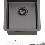 Wesliv Black Bar Sink Undermount Stainless Steel Kitchen-0