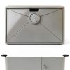 Ruvati Black Stainless Steel Kitchen Sink Undermount Modern-8