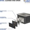 Dcolora Bar Sink Undermount Stainless Steel Compact Kitchen-6