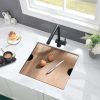 VASOYO Stainless Undermount Bar Sink Black 19x18x10-1