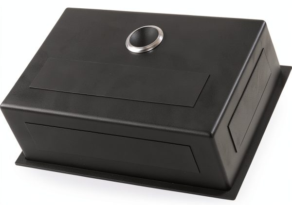Ruvati Black Stainless Steel Kitchen Sink Undermount Single-5