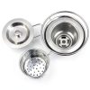 VALISY Stainless Steel Bar Sink Brushed Nickel Topmount-6