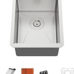 Dcolora Stainless Steel Bar Sink Workstation Cutting Board-0