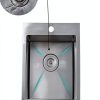 VALISY Stainless Steel Bar Sink Brushed Nickel Topmount-5