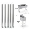 DuraSteel Sink Legs Industrial Galvanized Steel Replacement-1