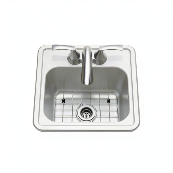 Miligore Bar Sink Stainless Steel Drop In Modern Design-4