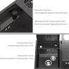 SDGRP Black Concealed Sink Stainless Steel Kitchen-5
