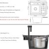 SDGRP Black Concealed Sink Stainless Steel Kitchen-6
