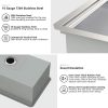 Stainless Steel Undermount Sink VASOYO Modern-4
