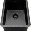 Ruvati Bar Sink Black Stainless Steel Undermount-2