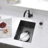 Wesliv Black Bar Sink Undermount Stainless Steel Kitchen-1