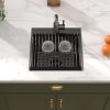 Talllor 15in Gunmetal Bar Sink Stainless Steel-2