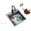 Scamall Bar Sink Stainless Steel Nano PVD Coating-8