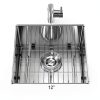 PEPO Bar Sink Undermount Stainless Steel 18x18-1