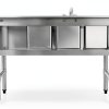 KoolMore 48 in. Stainless Steel Under Bar Sink-9