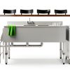 KoolMore 48 in. Stainless Steel Under Bar Sink-3
