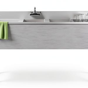 KoolMore 48 in. Stainless Steel Under Bar Sink-0