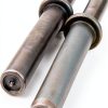 Heavy Duty 2pcs Rivet Set, Abuff Pneumatic Air Rivet Hammer Set for Shank 0.401 Chisel/Air Hammer Rivets Bits-1
