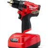 Milwaukee 2504-21 M12 FUEL CP Brushless Lithium-Ion 1/2 in. Cordless Hammer Drill Driver Kit (2 Ah)-1