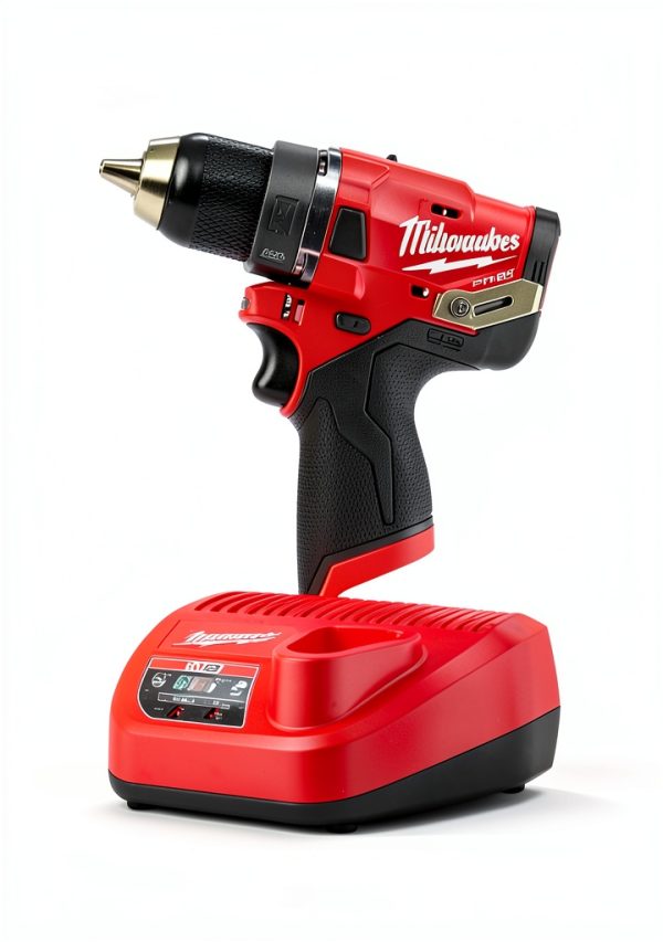 Milwaukee 2504-21 M12 FUEL CP Brushless Lithium-Ion 1/2 in. Cordless Hammer Drill Driver Kit (2 Ah)-1