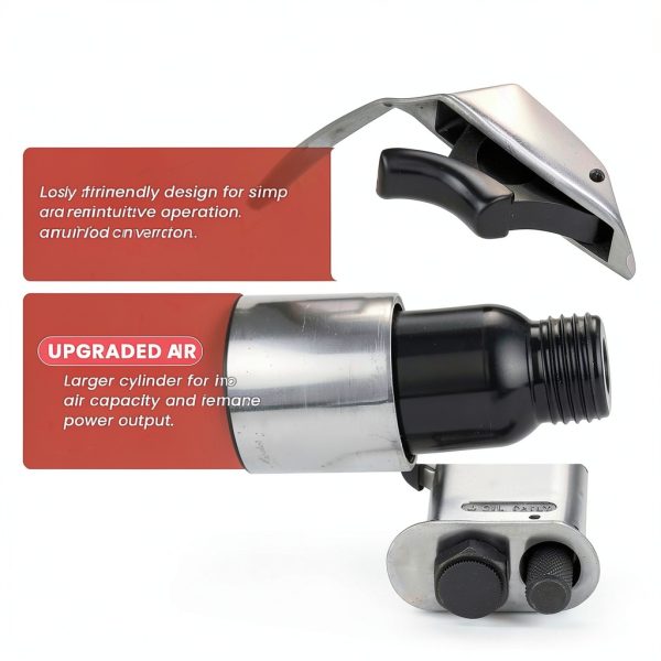 150mm Air Hammer Kit AMGSH Pneumatic Hammer with 4 Chisels-3