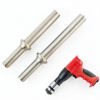 Heavy Duty 2pcs Rivet Set, Abuff Pneumatic Air Rivet Hammer Set for Shank 0.401 Chisel/Air Hammer Rivets Bits-5