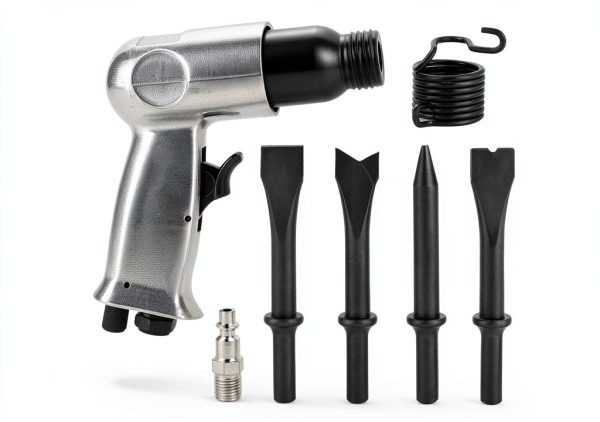 150mm Air Hammer Kit AMGSH Pneumatic Hammer with 4 Chisels-0