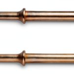 Heavy Duty 2pcs Rivet Set, Abuff Pneumatic Air Rivet Hammer Set for Shank 0.401 Chisel/Air Hammer Rivets Bits-0