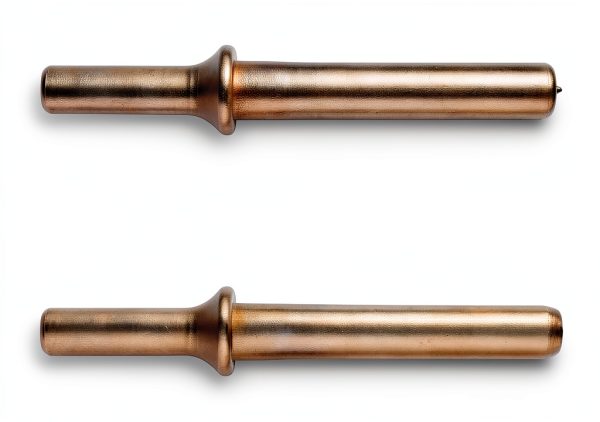 Heavy Duty 2pcs Rivet Set, Abuff Pneumatic Air Rivet Hammer Set for Shank 0.401 Chisel/Air Hammer Rivets Bits-0