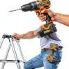 Alloyman 20V MAX Cordless Hammer Drill, Max 620 In-lbs, 31500BPM, Brushless Motor, 1/2" Keyless Metal Chuck, 20+3 Torque Settings, Impact Drill Kit for Drilling Brick Wall, Metal-7