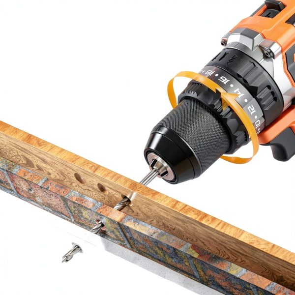 Alloyman 20V MAX Cordless Hammer Drill, Max 620 In-lbs, 31500BPM, Brushless Motor, 1/2" Keyless Metal Chuck, 20+3 Torque Settings, Impact Drill Kit for Drilling Brick Wall, Metal-2