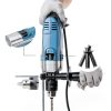 Hammer Drill DongCheng 6A 1/2" Keyed Chuck with 15‑Piece Bit Set Blue-2