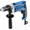 Hammer Drill DongCheng 6A 1/2" Keyed Chuck with 15‑Piece Bit Set Blue-4